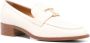 TOD'S Witte Gestapelde Hak Goudkleurige Logo Plaque White Dames - Thumbnail 2