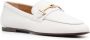 TOD'S Witte Leren Loafers Elegante Instap Schoenen White Dames - Thumbnail 2