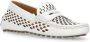 TOD'S Witte Leren Loafers met Metalen Logo White Dames - Thumbnail 3