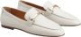 TOD'S Witte leren mocassin met leren zool White Dames - Thumbnail 2