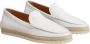 TOD'S Witte leren mocassin slof White Dames - Thumbnail 2