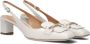 TOD&apos;S Slingbacks Dames Barretta Attacchi Maat: 39 Materiaal: Leer Kleur: Wit - Thumbnail 2