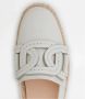 TOD'S Witte Leren Slip-Ons met Kettingdetail White Dames - Thumbnail 3