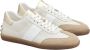 TOD'S Witte leren sneakers met gouden details White Dames - Thumbnail 2