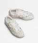 TOD'S Witte leren studded sneaker White Dames - Thumbnail 2