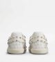 TOD'S Witte leren studded sneaker White Dames - Thumbnail 4