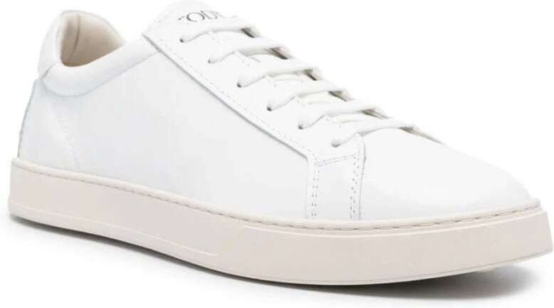 TOD'S Witte Minimalistische Sneakers White Heren