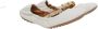 TOD'S Witte platte ballerina schoenen White Dames - Thumbnail 2