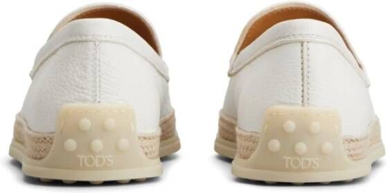 TOD'S Witte Platte Schoenen Elegant Stijl White Dames