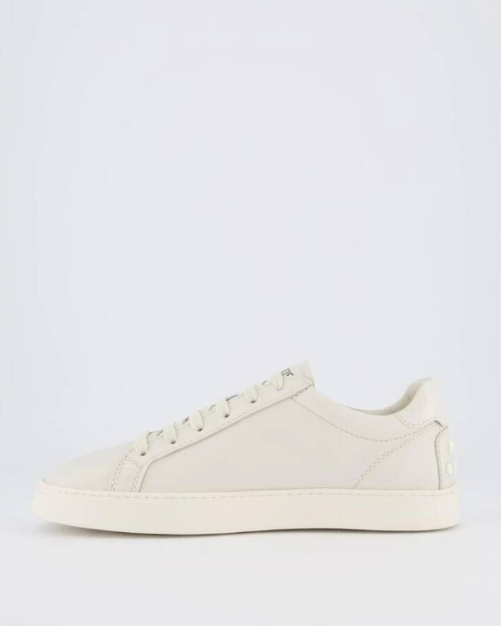 TOD'S Witte Sneaker Cassette Stijl White Heren