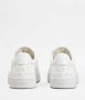 TOD'S Witte Sneakers van Kalfsleer met Rubberen Zool White Dames - Thumbnail 3