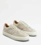 TOD'S Zachte Nubuck Sneakers met Ingegraveerd Logo Beige Heren - Thumbnail 2