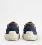 TOD'S Zachte Nubuck Sneakers met Logo Inprenting Blue Heren - Thumbnail 3