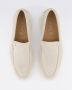 TOD'S Suède Slip-On Mocassins met Monogram White Heren - Thumbnail 3