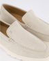 TOD'S Suède Slip-On Mocassins met Monogram White Heren - Thumbnail 5