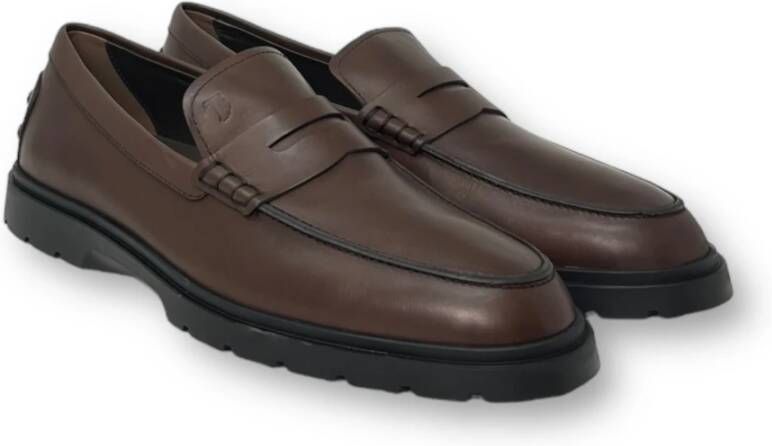 TOD'S Zomer Hybride Mocassins Brown Heren