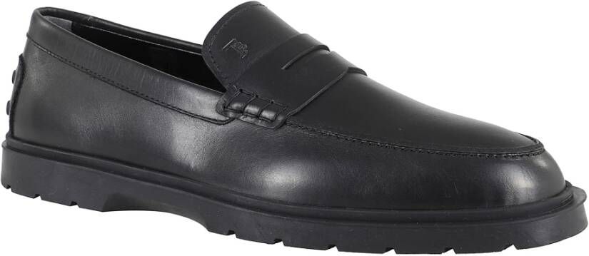 TOD'S Zomerse Hybride Loafer Schoen Black Heren