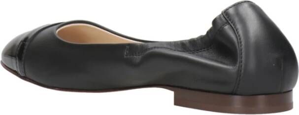 TOD'S Zwarte Ballerina Platte Schoenen Black Dames