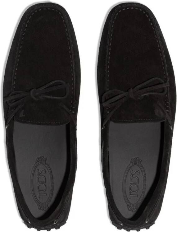 TOD'S Zwarte en grijze loafers voor heren Black Heren