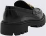 TOD'S Zwarte franje loafers met dikke zool Black Dames - Thumbnail 2