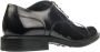 TOD'S Zwarte Geborsteld Leren Oxford Schoenen Black Heren - Thumbnail 2