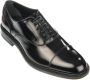 TOD'S Zwarte Geborsteld Leren Oxford Schoenen Black Heren - Thumbnail 5