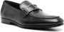 TOD'S Zwarte Kalfsleren Band Slip-On Black Heren - Thumbnail 2