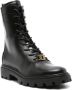 TOD'S Zwarte Kalfsleren Metalen Veterschoenen Black Dames - Thumbnail 2