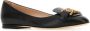 TOD'S Zwarte leren ballerinas Black Dames - Thumbnail 2