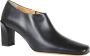 TOD'S Zwarte leren enkellaars met rits Black Dames - Thumbnail 2