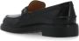 TOD'S Zwarte Leren Loafers Ronde Neus Black Dames - Thumbnail 4