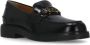 TOD'S Zwarte Leren Loafers Ronde Neus Black Dames - Thumbnail 3