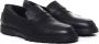 TOD'S Zwarte Leren Loafers Rubberen Zool Italië Black Heren - Thumbnail 2