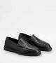 TOD'S Zwarte leren mocassin met rubberen zool Black Heren - Thumbnail 2