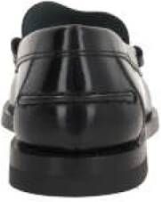 TOD'S Zwarte leren mocassin schoenen Black Dames