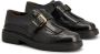 TOD'S Zwarte Leren Platte Schoenen Franje Detail Black Dames - Thumbnail 4