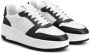 TOD'S Zwarte Leren Sneakers Paneelontwerp Black Dames - Thumbnail 3