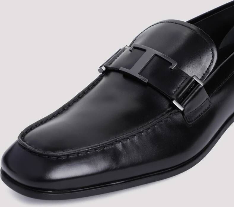 TOD'S Zwarte Loafer Schoenen Black Heren