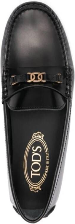 TOD'S Zwarte Loafers Black Dames