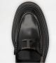 TOD'S Zwarte Loafers met T Timeless Accessoire Black Heren - Thumbnail 6