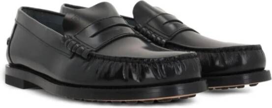 TOD'S Zwarte Loafers voor Heren Black Dames