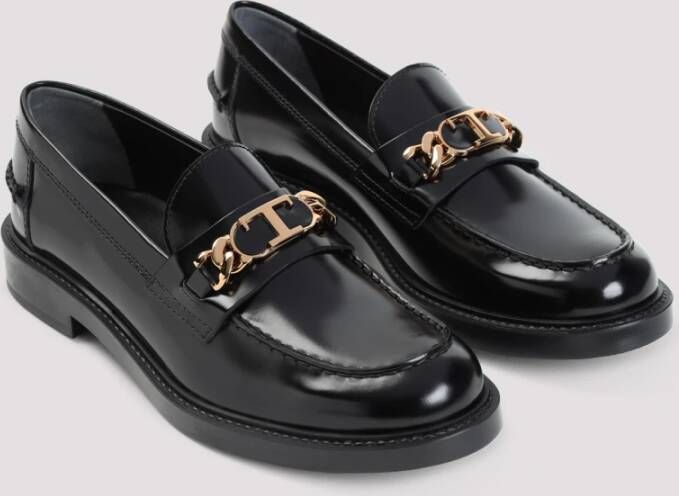 TOD'S Zwarte Loafers voor Mannen Black Dames