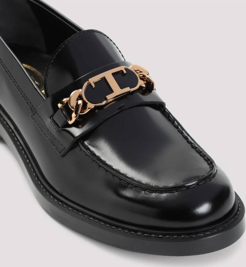 TOD'S Zwarte Loafers voor Mannen Black Dames