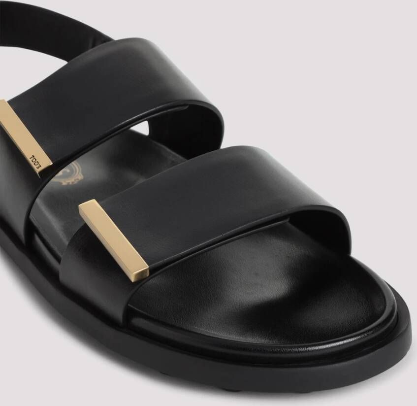 TOD'S Zwarte Nero Sandalen voor Vrouwen Black Dames