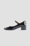 TOD'S Zwarte Patentleren Botton Slippers Black Dames - Thumbnail 4