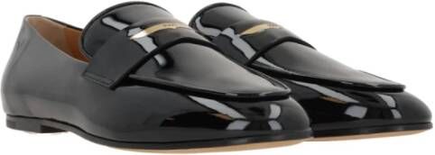 TOD'S Zwarte Penny Loafer Schoenen Black Dames