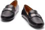 TOD'S Zwarte Penny Slot Platte Schoenen Black Dames - Thumbnail 4