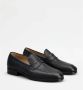 TOD'S Zwarte platte mocassin met rubberen zool Black Heren - Thumbnail 2