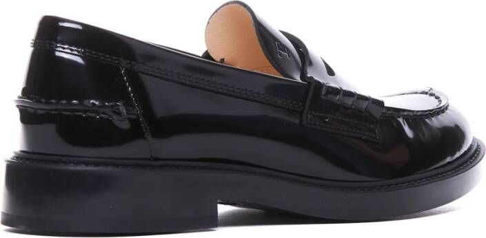 TOD'S Zwarte platte schoenen Black Dames