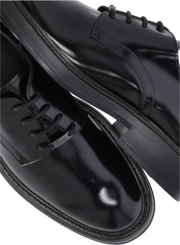 TOD'S Zwarte platte schoenen Black Heren